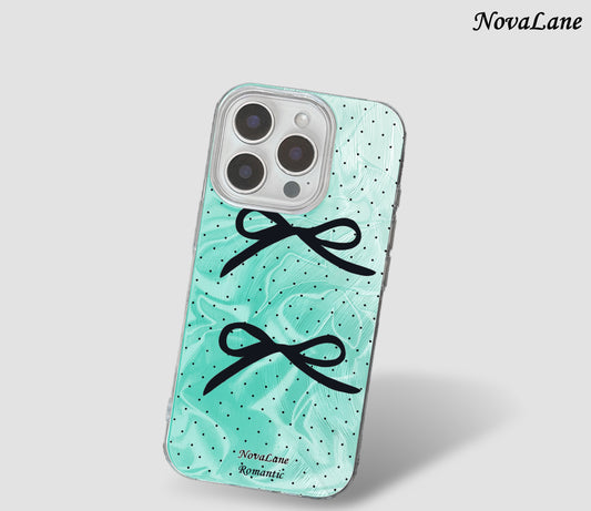 Polka Dot Ocean Bows Shining Phone Case Cover
