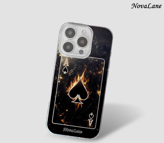 Ace of Clubs Shining Phone Case