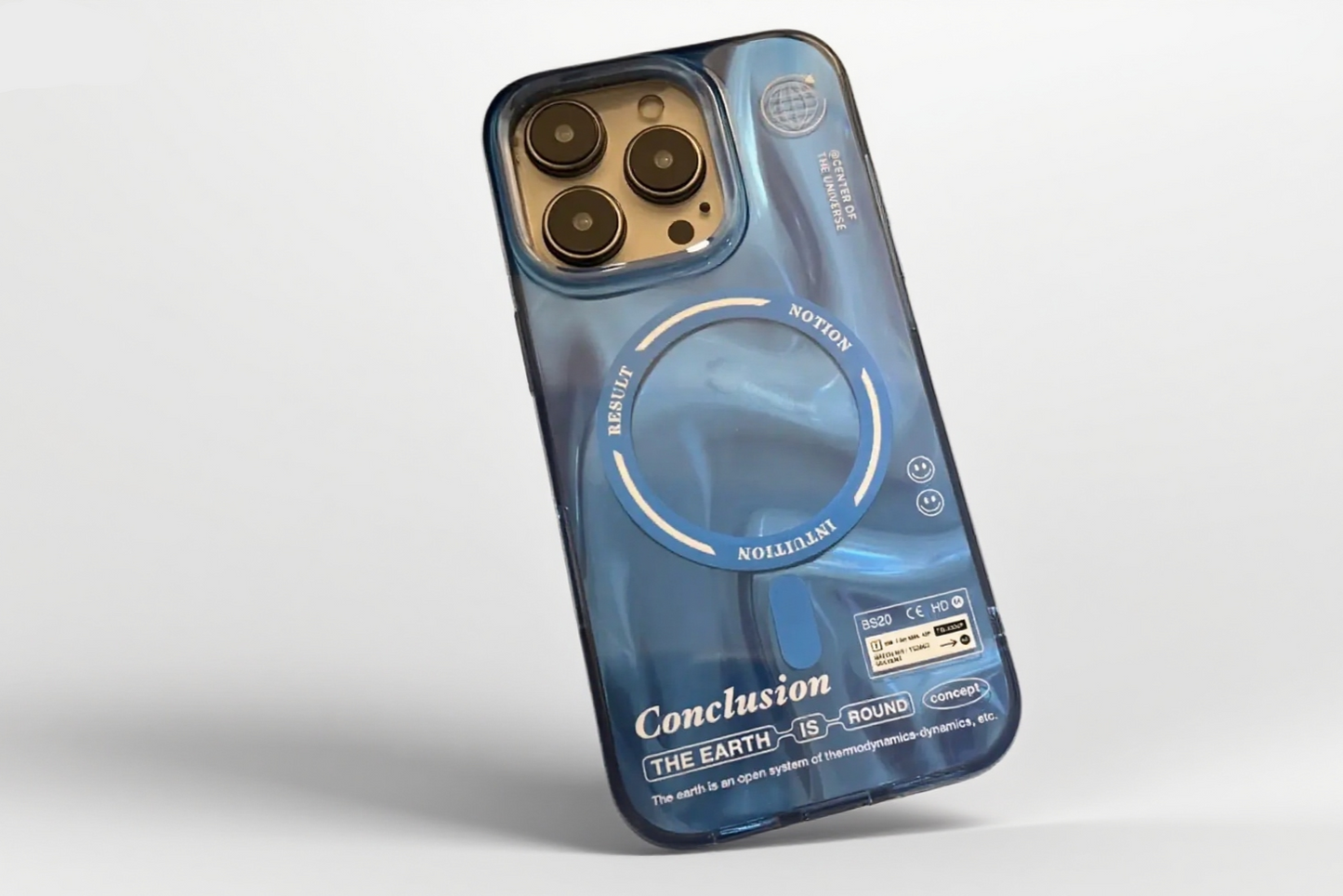 MagSafe Ocean Blue ShineFlow Phone Case
