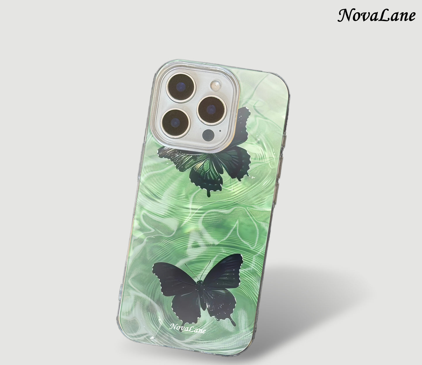 ButterFly Glow Pond ShineFlow Phone Case