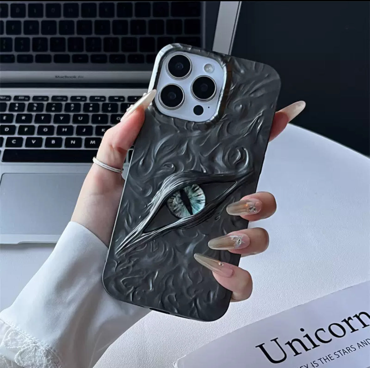 Dragon Eye Devil Mystical Shining ShineFlow Phone Case