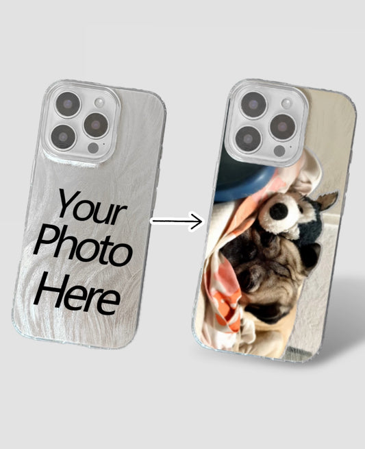 Custom Personalise Phone Case (DIY) - Wave Streak Shine Background