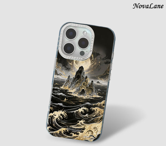 Shining Stone Crystal River Galaxy ShineFlow Phone Case – Aesthetic Cover