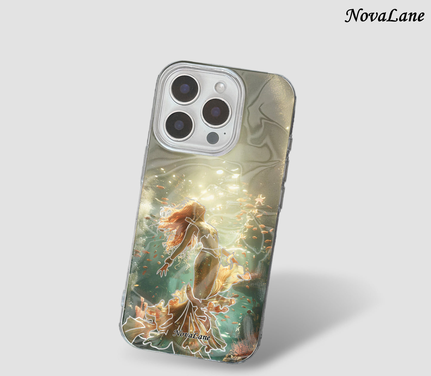 Shining Sun Mermaid Fantasy Magical Creature ShineFlow Phone Case Cover