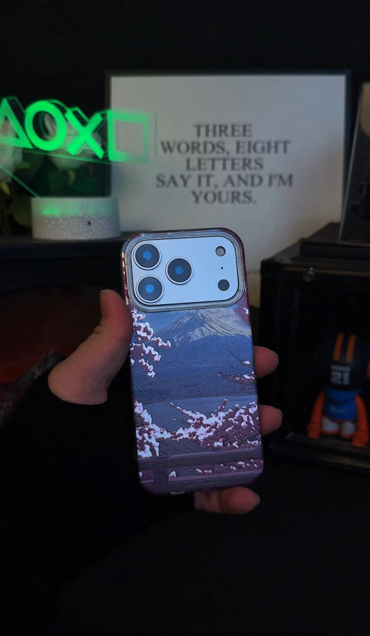 Mount Fuji Blossom Shining Phone Case Cover