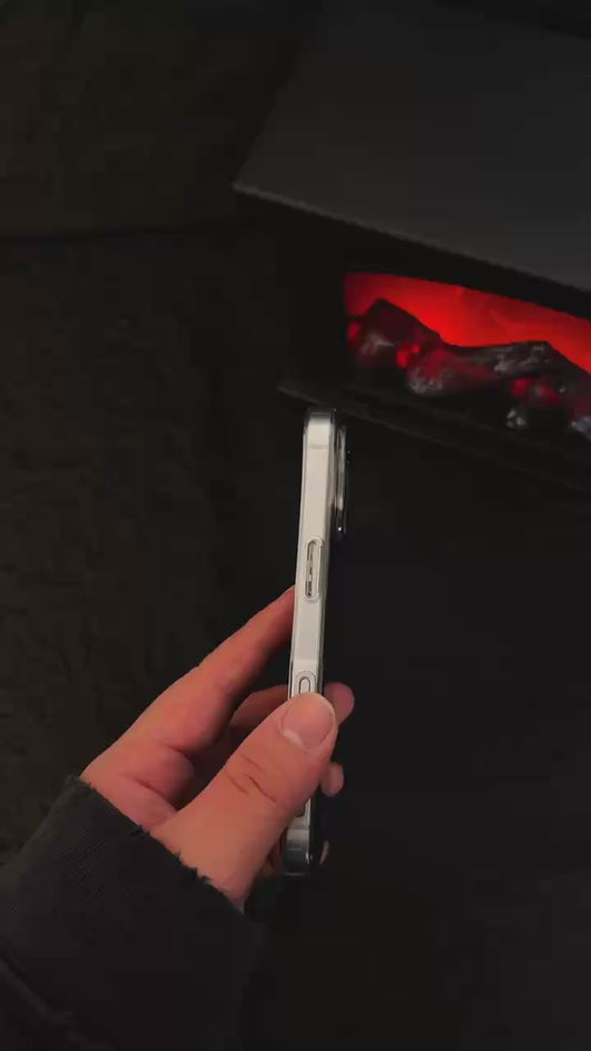 Silver Chrome ShineFlow Phone Case