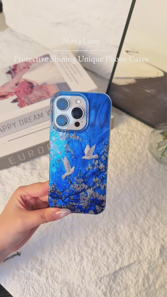 Blossom Bird Shining ShineFlow Phone Case