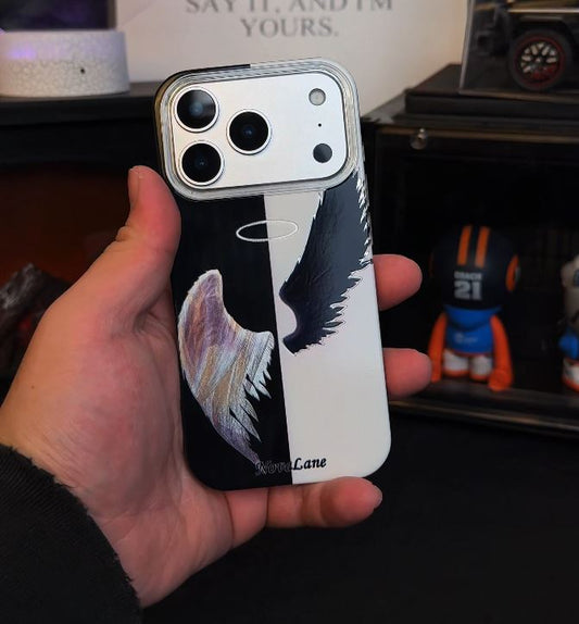 Ying Yang Wings Of Guardian Angel Shining Phone Case