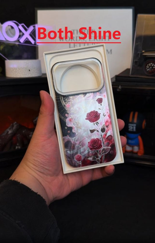Rose Time Machine Romantic Shining Phone Case Cover