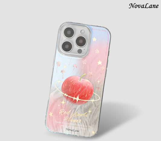 Big Cute Apple Fruit Shining Phone Case Cover
