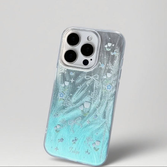 Ocean Tulips ShineFlow Phone Case
