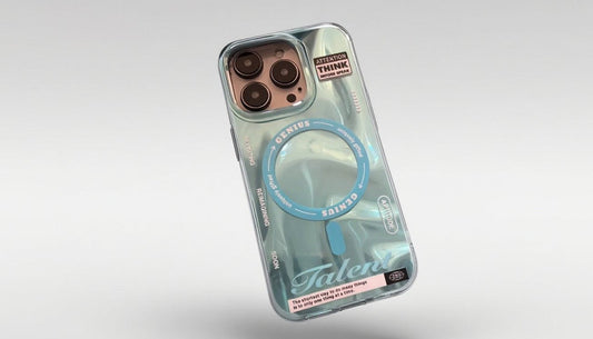 MagSafe Ocean Green ShineFlow Phone Case