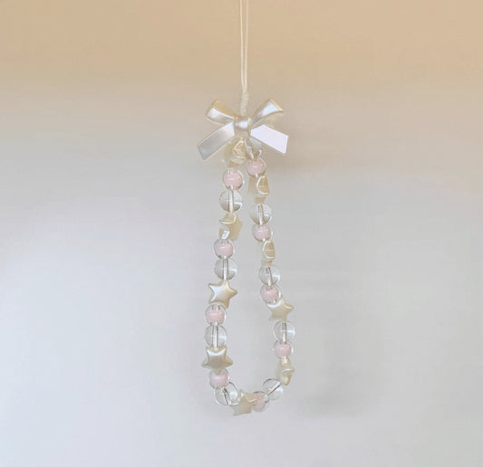 Princess Star Beaded Phone Charm Straps