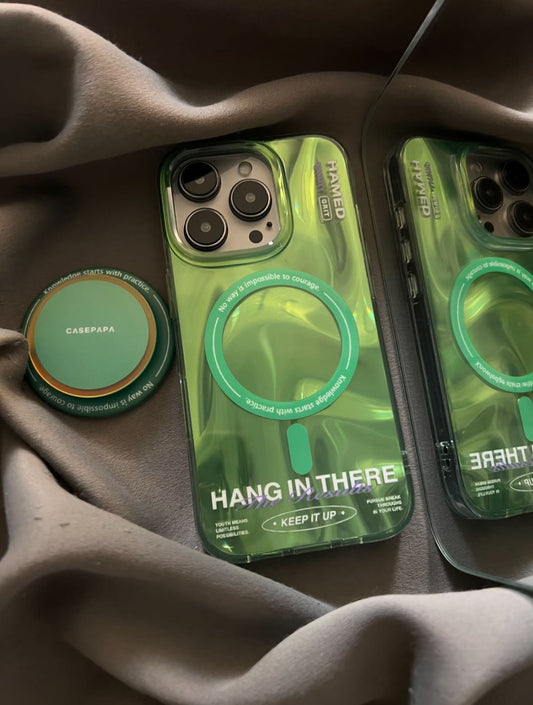 MagSafe Green Forest ShineFlow Phone Case