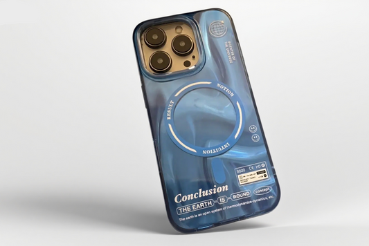 MagSafe Ocean Blue ShineFlow Phone Case