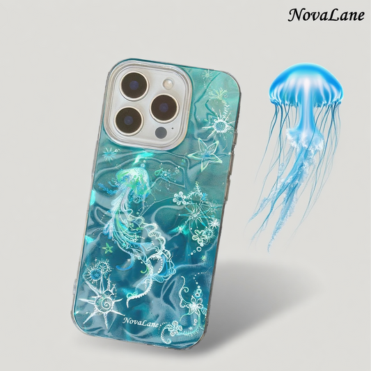 Ocean JellyFish ShineFlow Phone Case