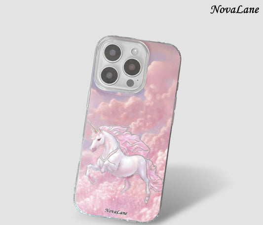 Pink Clouds Unicorn  Shining Fantasy Phone Case ShineFlow Phone Case