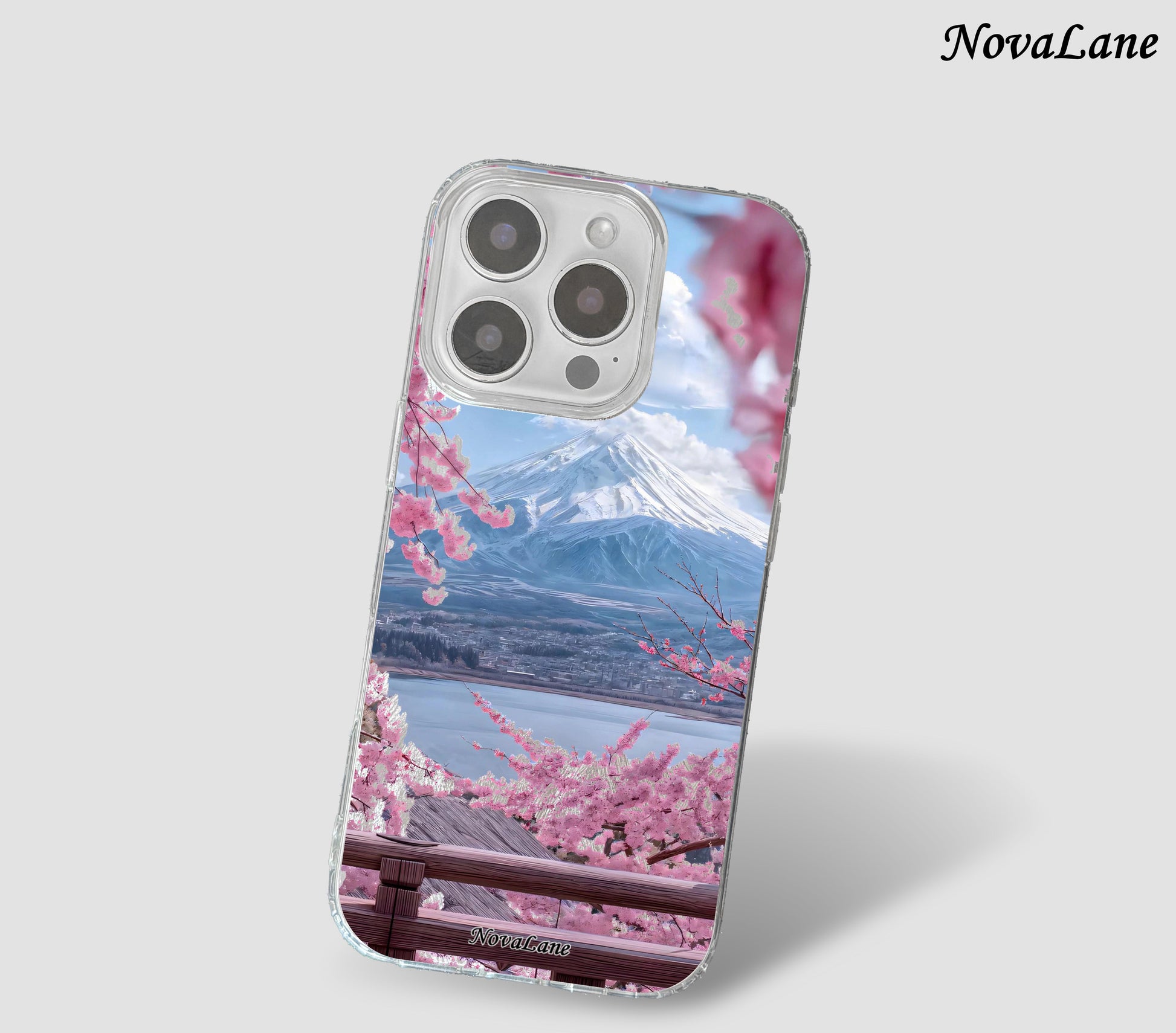 Mount Fuji Japanese Sakura Shining Phone Case Cover