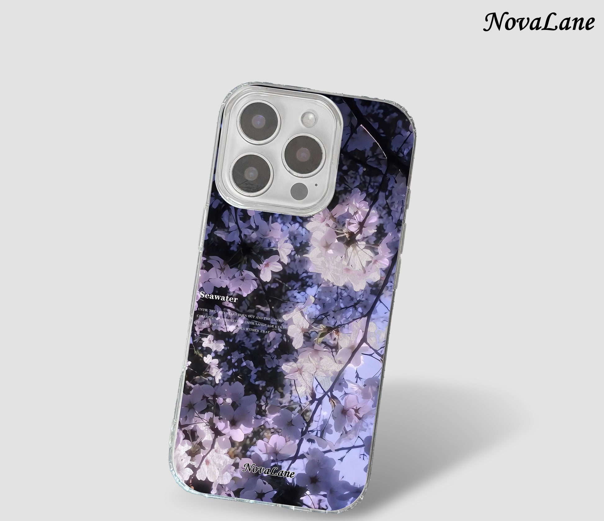 Violet Bloom Shining Phone Case Cover