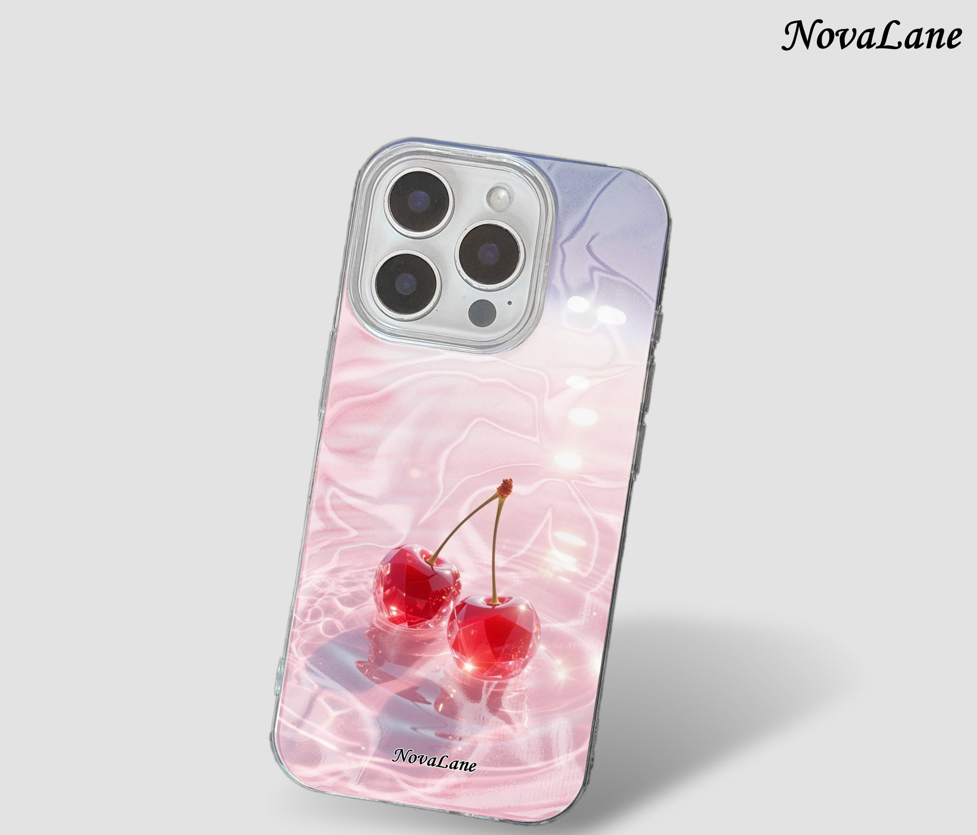 Ocean Cute Cherry Fruit Shining Phone Case Cover