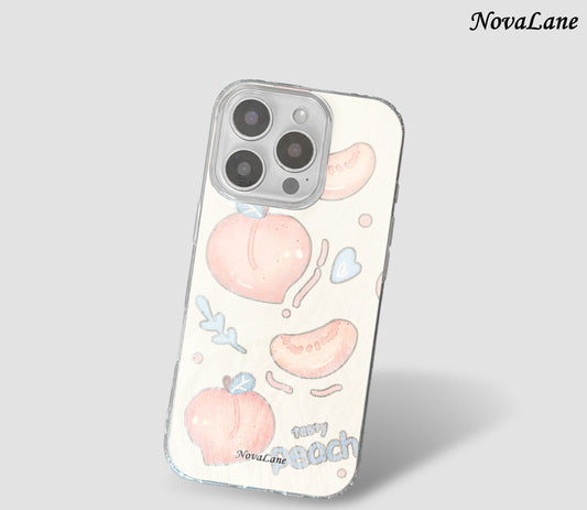 Peach Fruit Shining Phone Case Cover