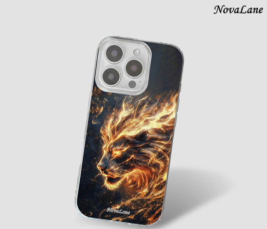 Inferno Lion King Shining Flow Phone Case Cover