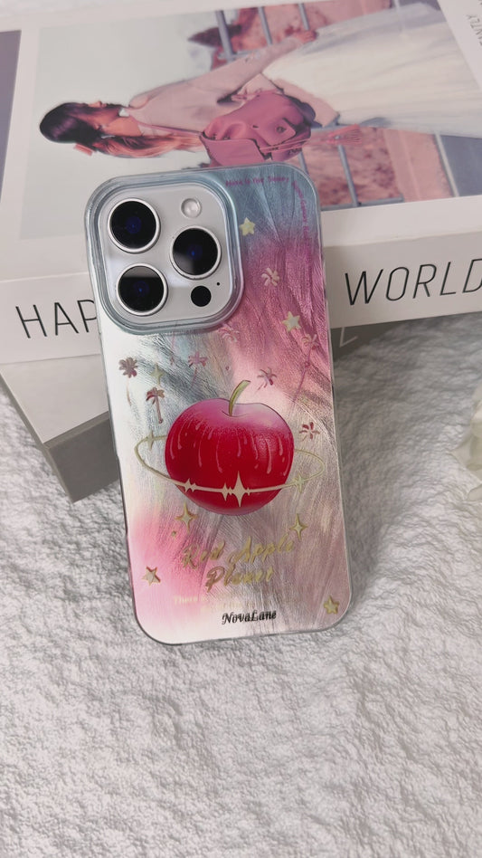 Big Cute Apple Fruit Shining Phone Case Cover
