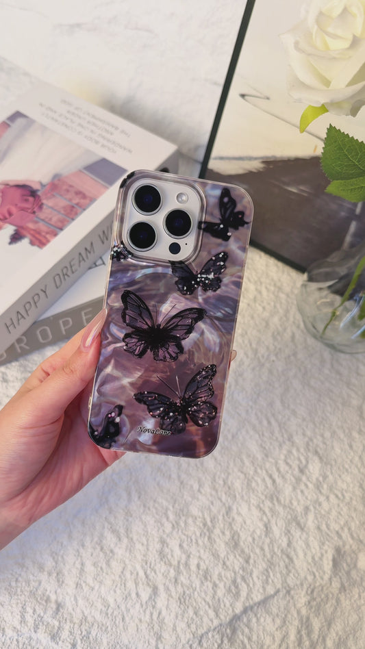 Buttlerfy Pond Shining ShineFlow Phone Case