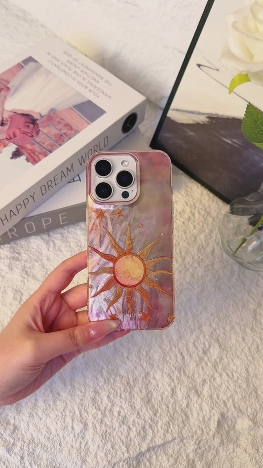 Solar Sun SunnySide ShineFlow Phone Case