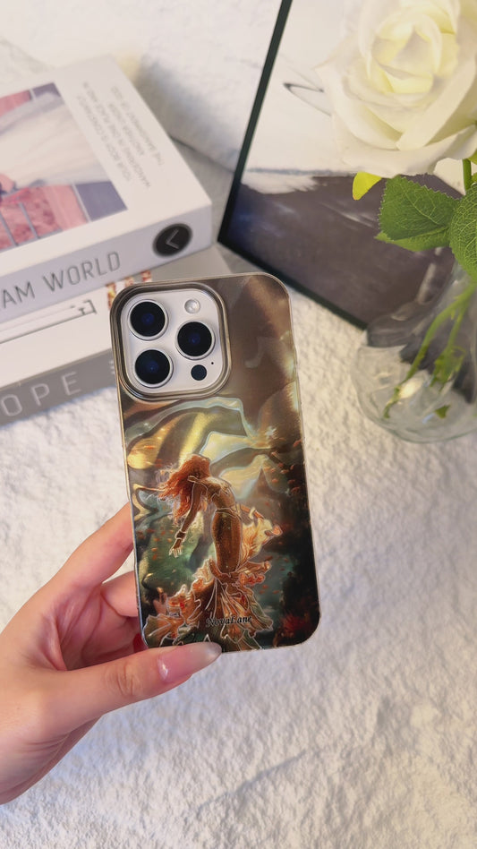 Shining Sun Mermaid Fantasy Magical Creature ShineFlow Phone Case Cover